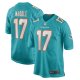 Men's Miami Dolphins Jaylen Waddle Nike Aqua Game Player Jersey