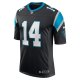 Men's Carolina Panthers Sam Darnold Nike Black Vapor Limited Jersey