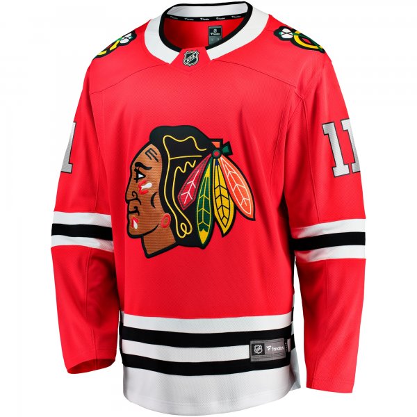 Men's Chicago Blackhawks Taylor Raddysh Fanatics Red Home Breakaway Jersey