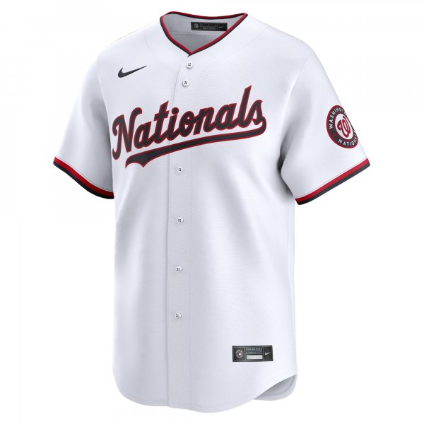 Men's Washington Nationals CJ Abrams Nike White Home Limited Player Jersey