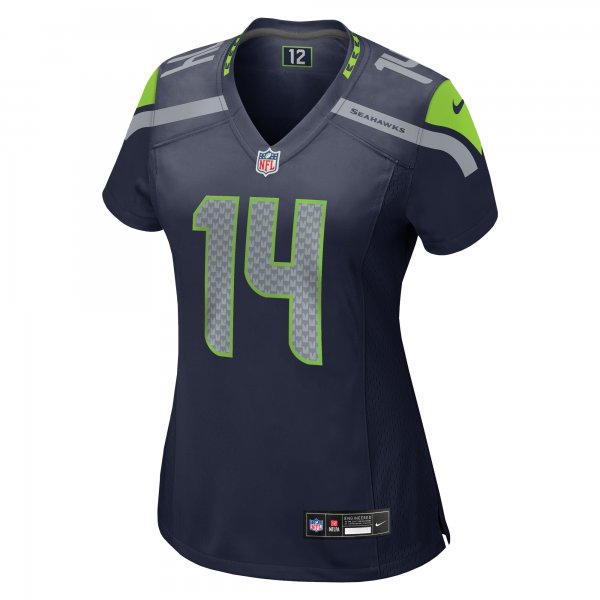 Women's Seattle Seahawks DK Metcalf Nike College Navy Team Game Jersey