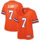 Women's Denver Broncos John Elway NFL Pro Line Orange Retired Player Replica Jersey