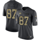 Nike Kansas City Chiefs #87 Travis Kelce Black Men's Stitched NFL Limited 2016 Salute to Service Jersey