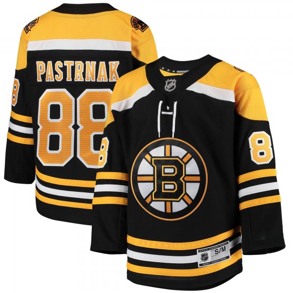 Youth Boston Bruins David Pastrnak Black Home Premier Player Jersey