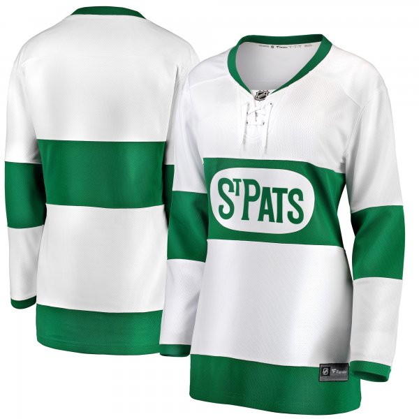 Women's Toronto St. Pats Fanatics White Premier Breakaway Jersey