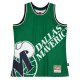 Men's Dallas Mavericks  Mitchell & Ness Green Hardwood Classics Blown Out Fashion Jersey