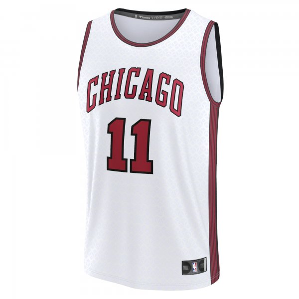 Men's Chicago Bulls DeMar DeRozan Fanatics White Fastbreak Jersey - City Edition