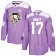 Adidas Pittsburgh Penguins #17 Bryan Rust Purple Fights Cancer Stitched NHL Jersey