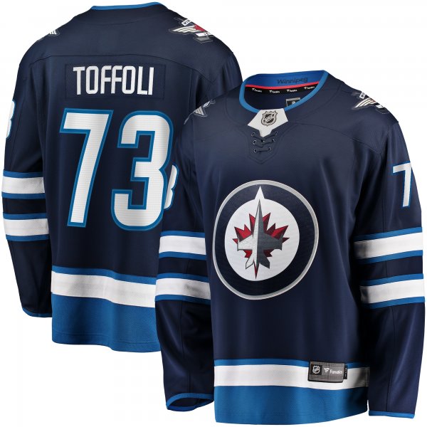 Women's Winnipeg Jets Tyler Toffoli Fanatics Blue Home Breakaway Player Jersey