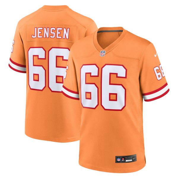 Men's Tampa Bay Buccaneers Ryan Jensen Nike Orange Throwback Game Jersey