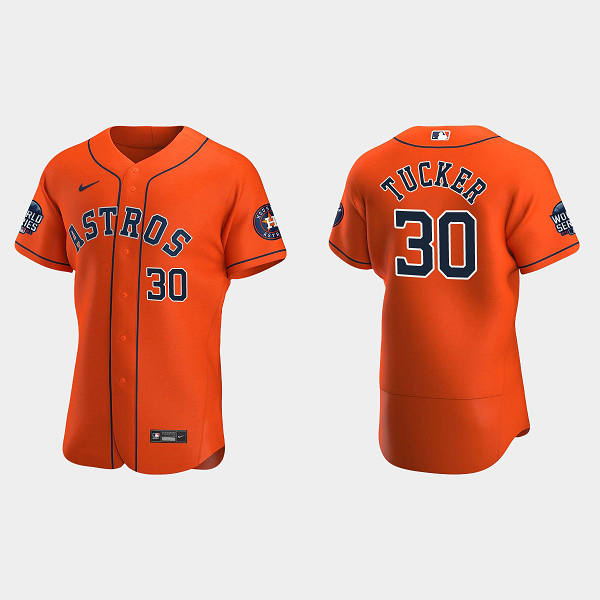 Kyle Tucker Houston Astros 2021 World Series MLB Flexbase Jersey - Orange