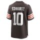 Men's Cleveland Browns Anthony Schwartz Nike Brown Game Jersey