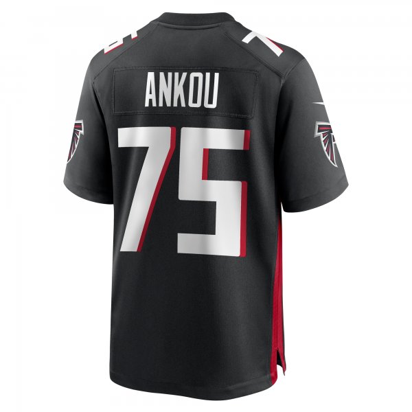 Men's Atlanta Falcons Eli Ankou Nike  Black  Game Jersey