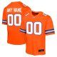 Youth Denver Broncos Orange Custom Jersey