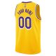 Unisex Los Angeles Lakers Nike Gold Swingman Custom Jersey - Icon Edition