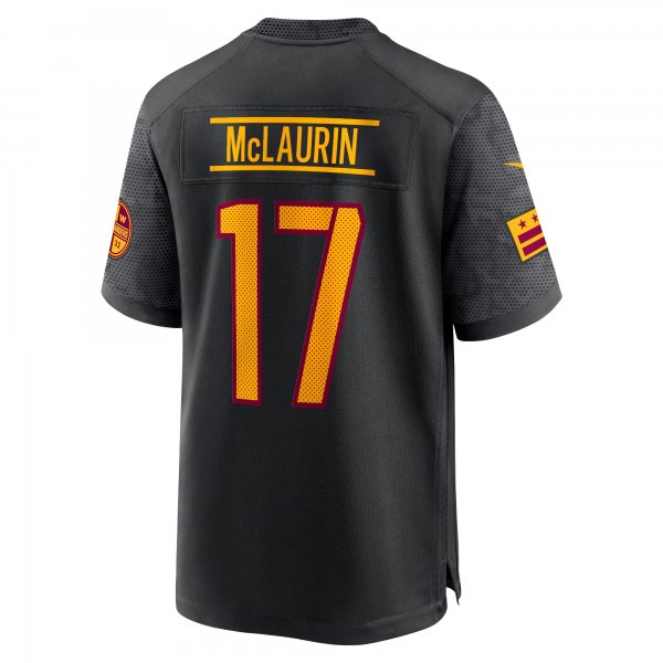 Men's Washington Commanders Terry McLaurin Nike Black Alternate Game Player Jersey