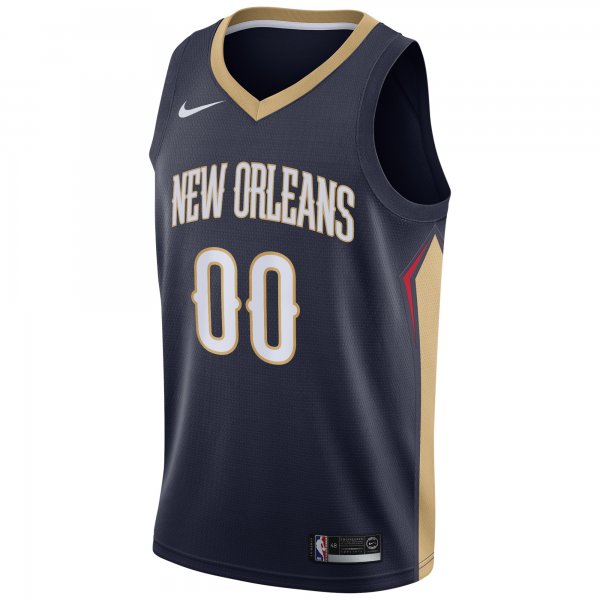 Men's New Orleans Pelicans Nike Navy Swingman Custom Jersey - Icon Edition