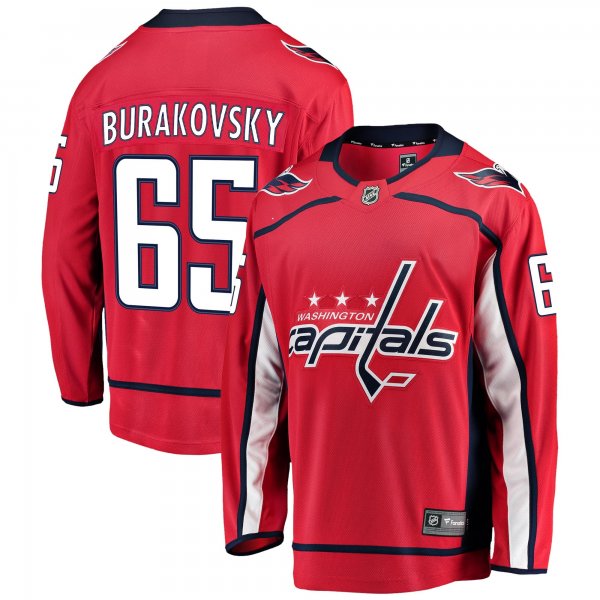 Men's Washington Capitals Andre Burakovsky Fanatics Red Breakaway Home Player Jersey