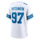 Men's Detroit Lions Aidan Hutchinson Nike White Game Jersey