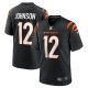 Men's Cincinnati Bengals Tyron Johnson Nike Black Home Game Player Jersey