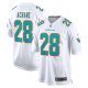 Men's Nike #28 Devon Achane White Miami Dolphins Player Game Jersey