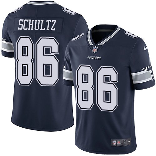 Nike Dallas Cowboys #86 Dalton Schultz Navy Blue Team Color Men's Stitched NFL Vapor Untouchable Limited Jersey