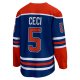 Men's Edmonton Oilers Cody Ceci Fanatics Royal Home Breakaway Player Jersey