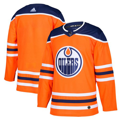 Adidas Edmonton Oilers Blank Orange Home Stitched NHL Jersey