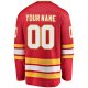 Men's Calgary Flames Fanatics Red Home Breakaway Custom Jersey