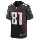 Men's Atlanta Falcons Jonnu Smith Nike Black Game Player Jersey