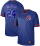 Men's Nike Atlanta Braves #24 Deion Sanders Royal Cooperstown Collection Stitched MLB Jersey