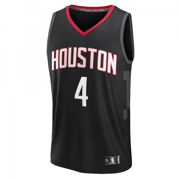 Youth Houston Rockets Jalen Green Fanatics Black Fast Break Replica Player Jersey - Statement Edition