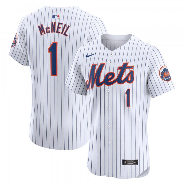 Men's New York Mets Jeff McNeil Nike White Home Elite Player Jersey