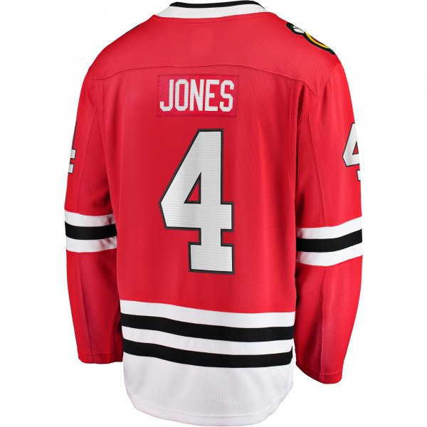 Men's Chicago Blackhawks Seth Jones Fanatics Red Home Breakaway Player Jersey