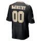 Men's New Orleans Saints Ga'QuincyÃ¨ÂÂ½McKinstryÃ¨ÂÂ½Nike Black 2024 NFL Draft Player Game Jersey