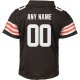 Youth Nike Cleveland Browns Brown Custom Game Jersey