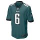 Men's Philadelphia Eagles DeVonta Smith Nike Midnight Green Player Game Jersey