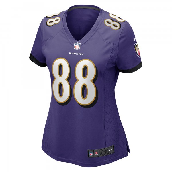 Women's Baltimore Ravens Charlie Kolar Nike Purple Player Game Jersey