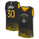 Men's Stephen Curry Golden State Warriors 2022-23 City Edition #30 Black NBA Jersey