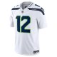 Men's Seattle Seahawks 12s Nike White Vapor F.U.S.E. Limited Jersey