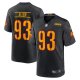 Men's Washington Commanders Jonathan Allen Nike Black Alternate Game Player Jersey