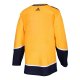 Men's Nashville Predators adidas Gold Home Blank Jersey