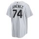 Men's Chicago White Sox Eloy Jimenez Nike White Home Replica Player Name Jersey