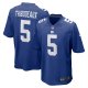 Men's New York Giants Kayvon Thibodeaux Nike Royal Player Game Jersey