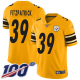 Men's Pittsburgh Steelers #39 Minkah Fitzpatrick Gold Stitched NFL Limited Inverted Legend 100th Season Jersey