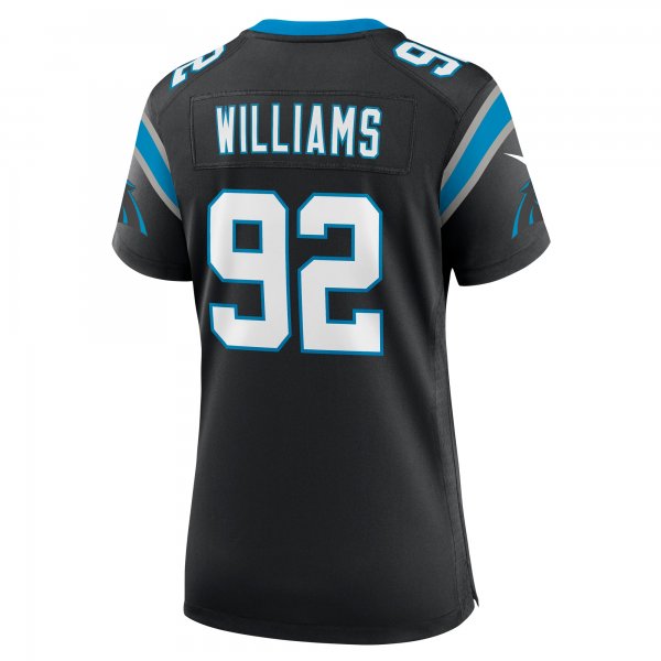 Women's Carolina Panthers Raequan Williams Nike Black Team Game Jersey