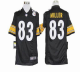 Nike Pittsburgh Steelers #83 Heath Miller Black Team Color Men's Stitched NFL Game Jersey