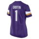 Women's Minnesota Vikings Shaquill Griffin Nike  Purple Team Game Jersey