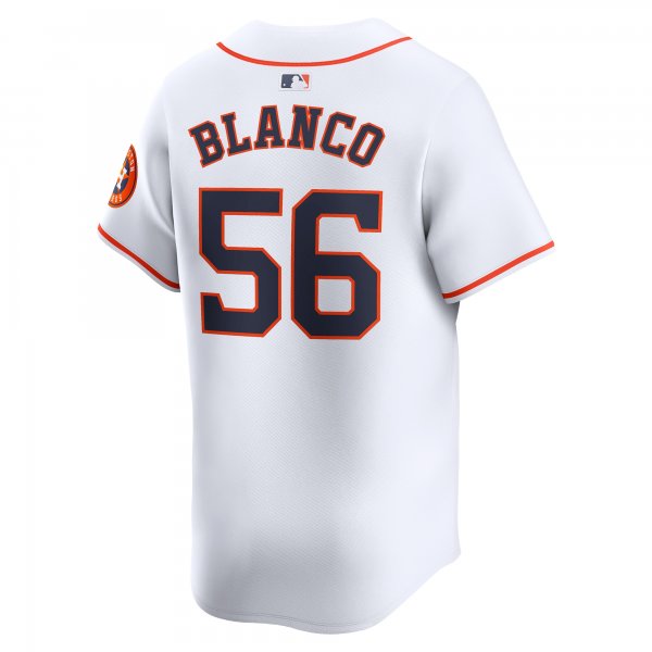 Youth Houston Astros Ronel Blanco Nike White Home Limited Player Jersey