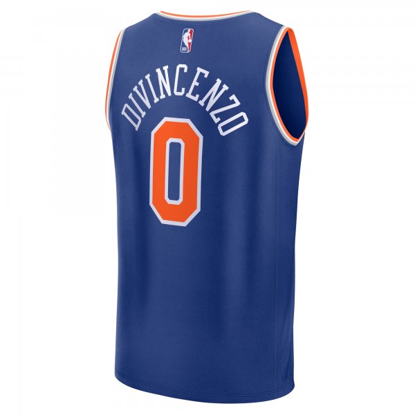 Youth New York Knicks Donte DiVincenzo Fanatics Royal Fast Break Replica Player Jersey - Icon Edition